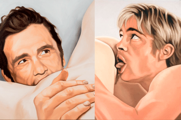 Artista Crea Pinturas De Famosos Haciendo Sexo Oral